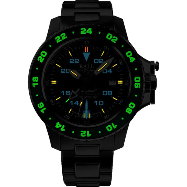 BALL Watch Engineer Hydrocarbon AeroGMT Sled Driver Men's 42mm Black Dial Watch