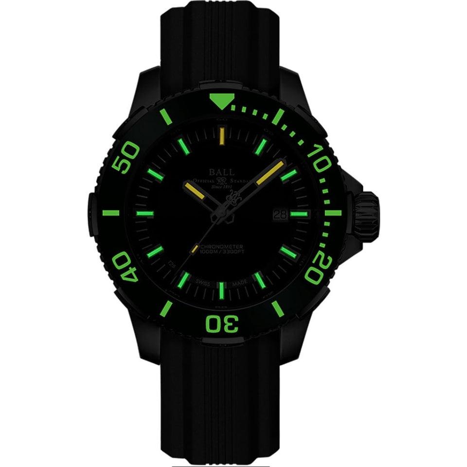BALL Watch Engineer Hydrocarbon DeepQUEST Ceramic 42mm Black Dial Men's Watch