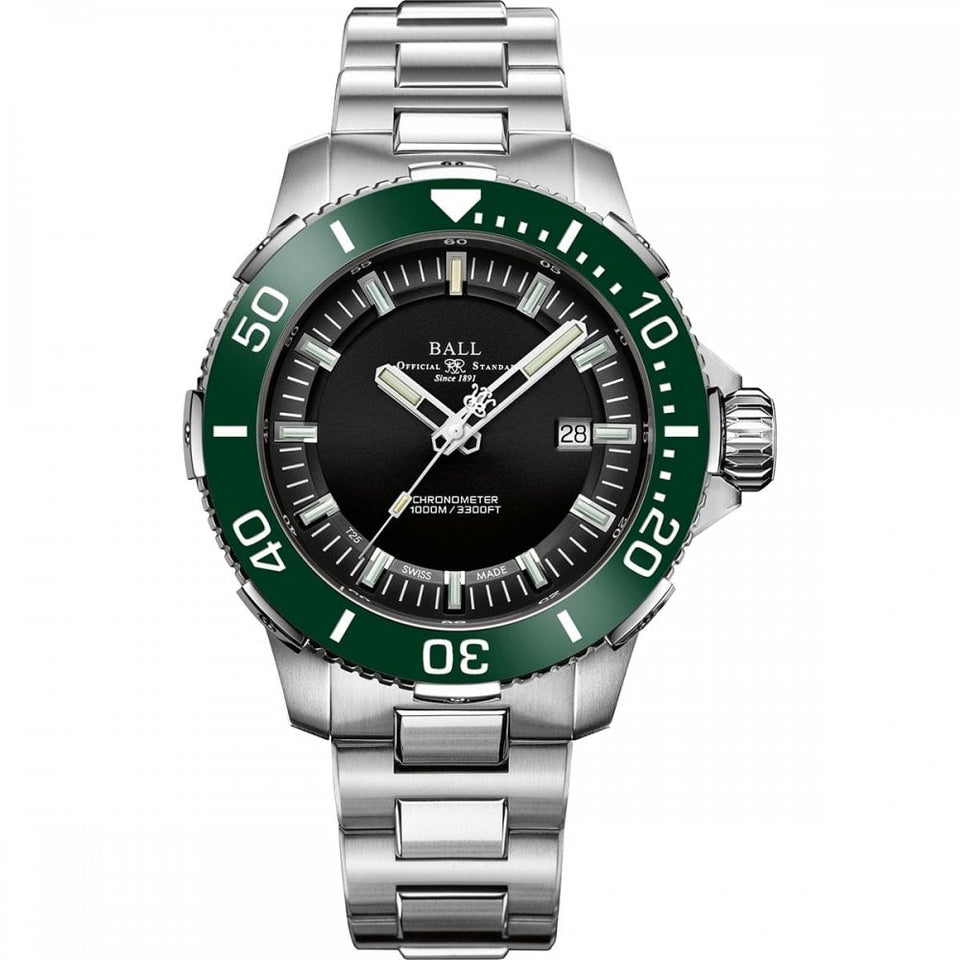 BALL Watch Engineer Hydrocarbon DeepQUEST Ceramic Diver 42mm Black Dial Men's Watch