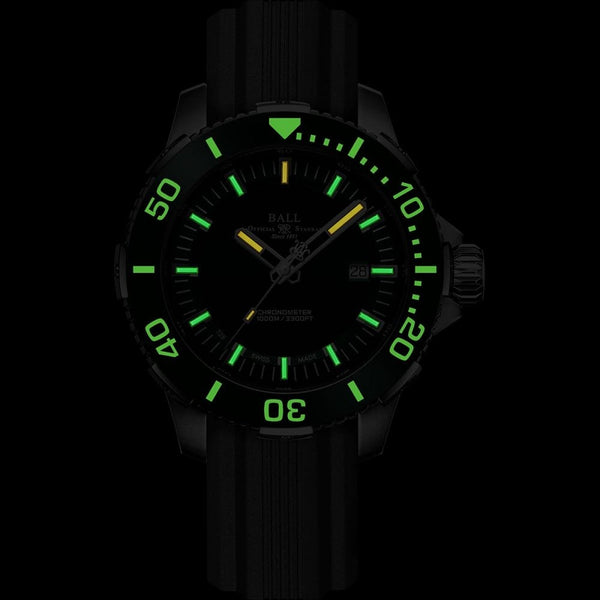 BALL Watch Engineer Hydrocarbon DeepQUEST Ceramic Diver 42mm Men's Green Dial Watch