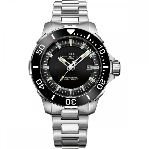 BALL Watch Engineer Hydrocarbon DeepQUEST Ceramic Diver Black Dial Men's 42mm Watch