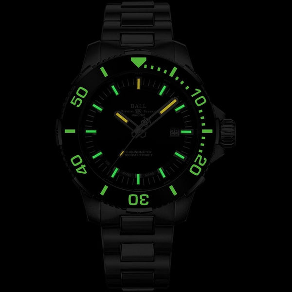 BALL Watch Engineer Hydrocarbon DeepQUEST Ceramic Diver Black Dial Men's 42mm Watch