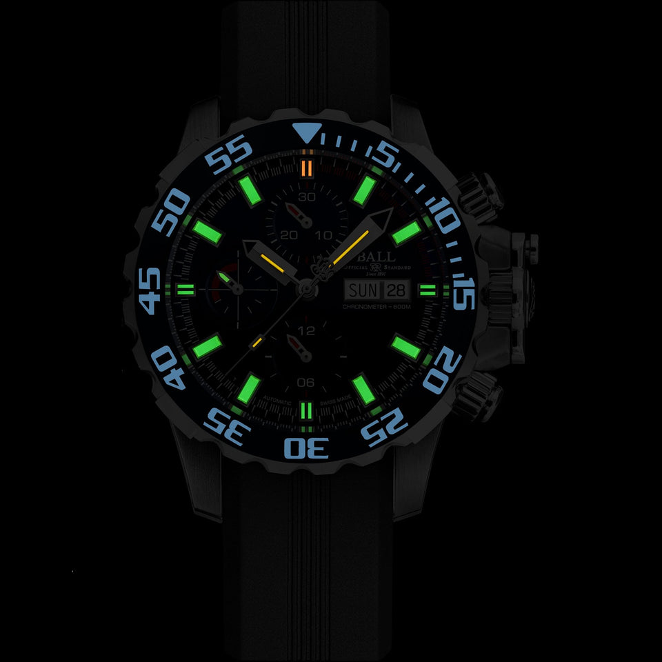 BALL Watch Engineer Hydrocarbon NEDU Men's Titanium Diver 42mm Blue Dial Watch