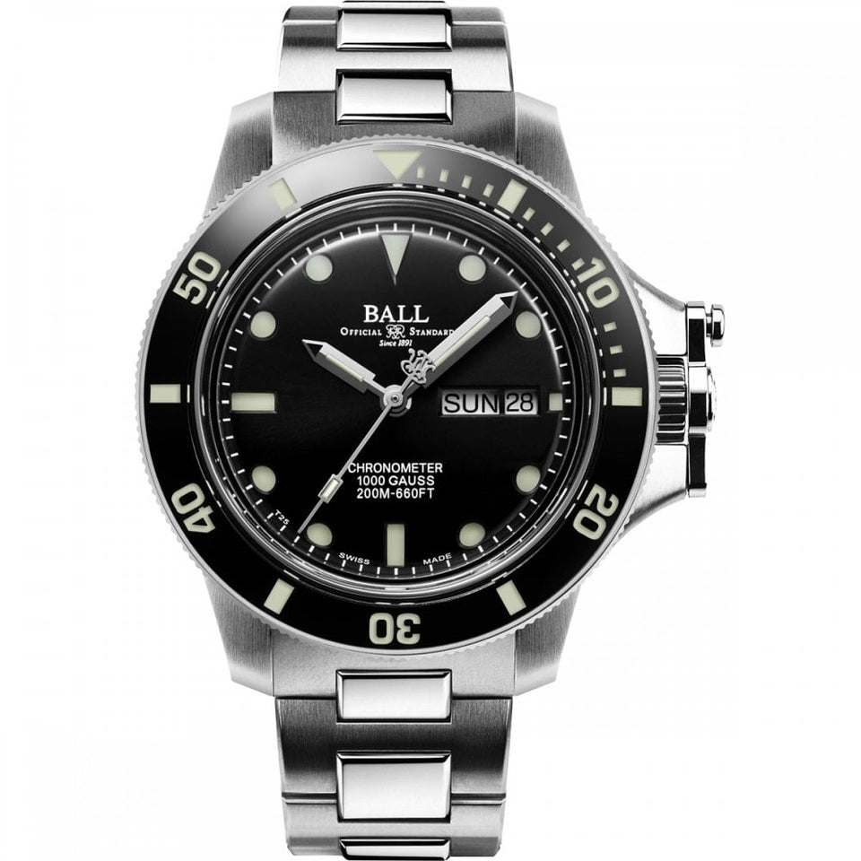 BALL Watch Engineer Hydrocarbon Original Black Dial 40mm Mens Watch