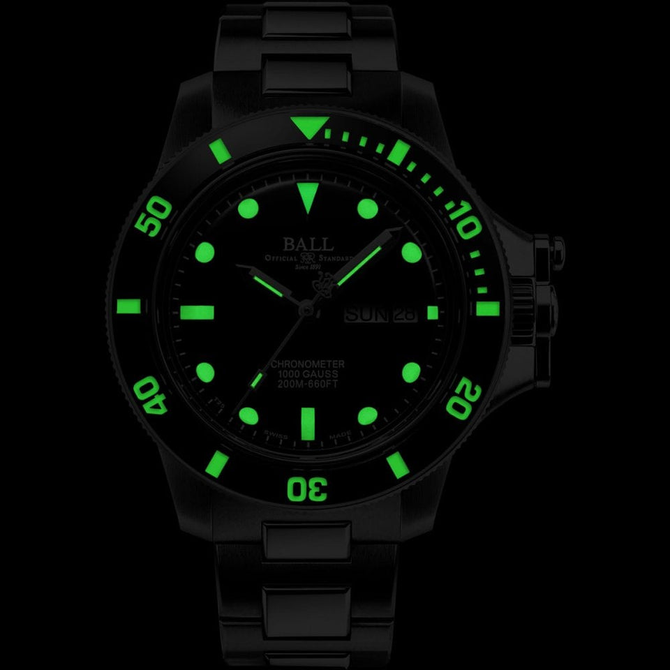 BALL Watch Engineer Hydrocarbon Original Black Dial 40mm Mens Watch
