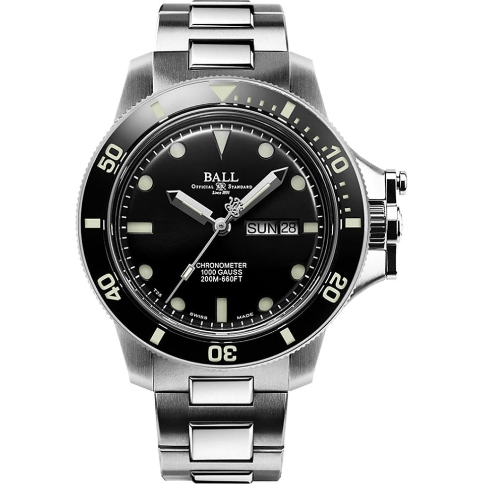 BALL Watch Engineer Hydrocarbon Original Men's 43mm Black Dial Watch