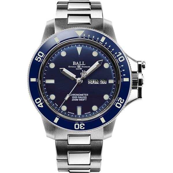 BALL Watch Engineer Hydrocarbon Original Men's 43mm Blue Dial Bracelet Watch