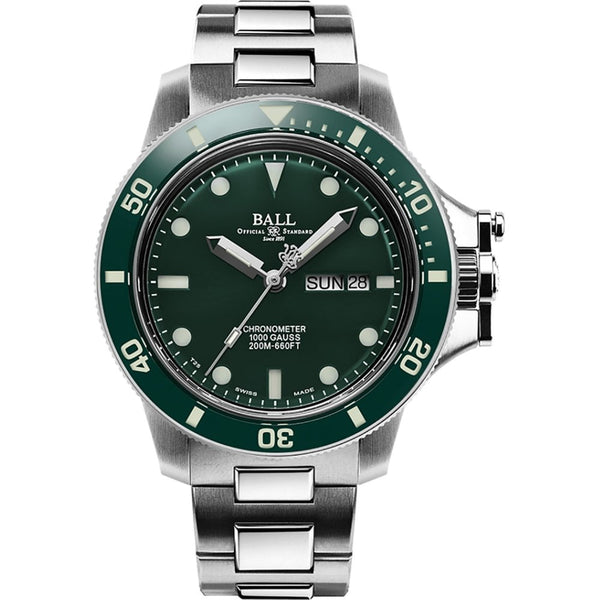 BALL Watch Engineer Hydrocarbon Original Men's 43mm Green Dial Watch
