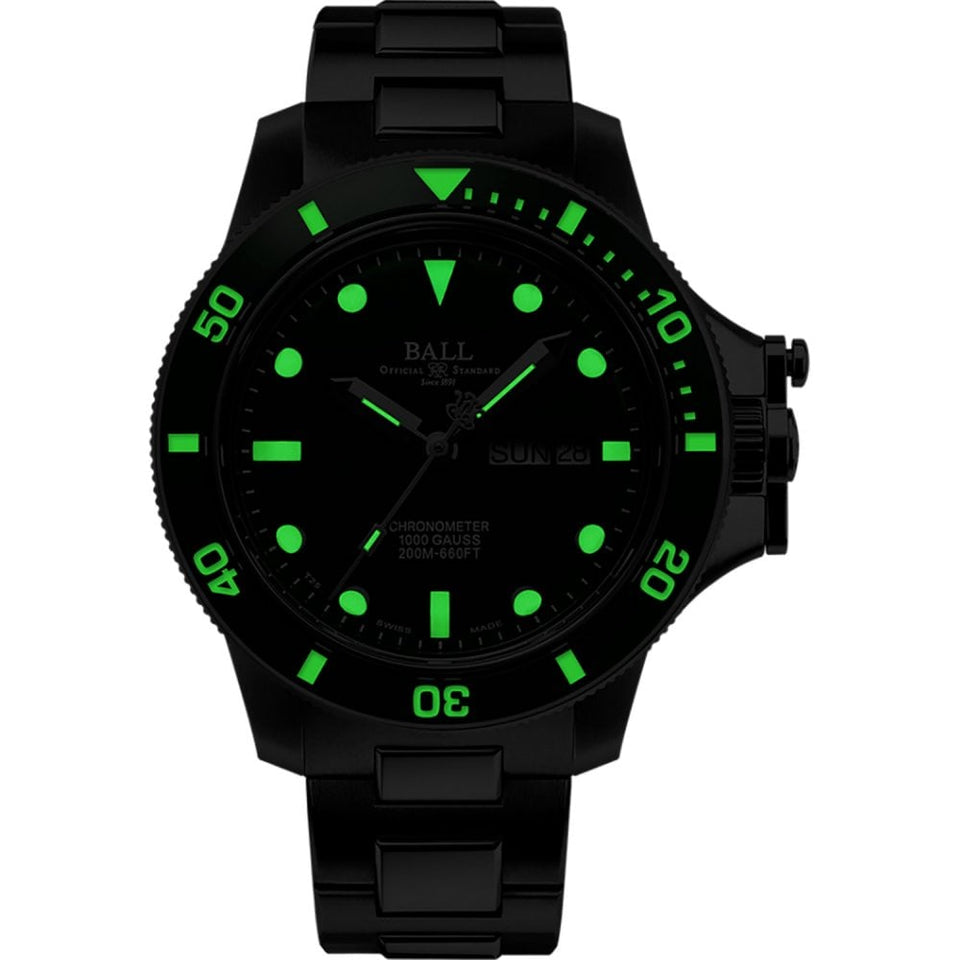 BALL Watch Engineer Hydrocarbon Original Men's 43mm Green Dial Watch