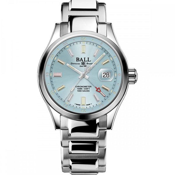 BALL Watch Engineer III Endurance 1917 GMT Ice Blue (Rainbow Tubes) 41mm Men's Watch