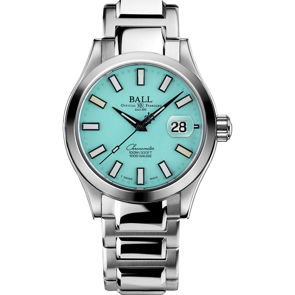 BALL Watch Engineer III Marvelight Chronometer Turquoise Dial 40mm Men's Watch