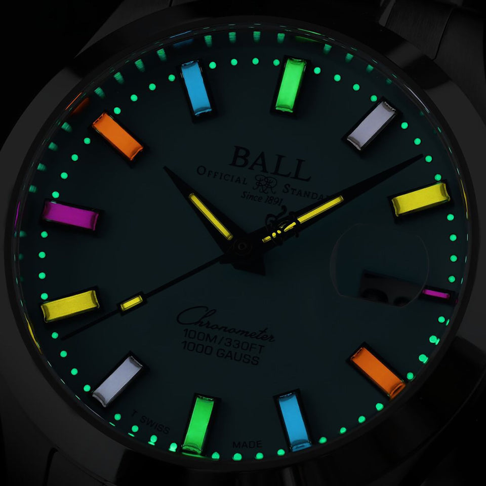 BALL Watch Engineer III Marvelight Chronometer Turquoise Dial 40mm Men's Watch