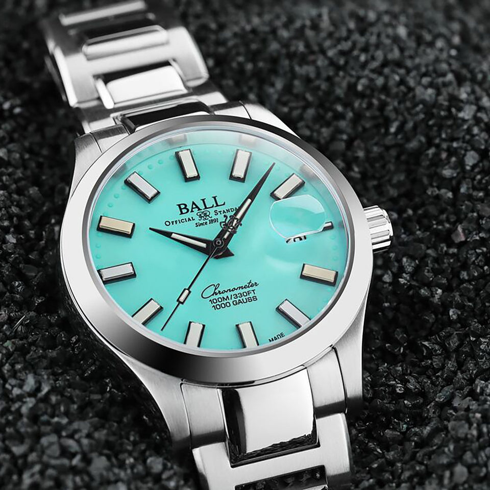 BALL Watch Engineer III Marvelight Chronometer Turquoise Dial 40mm Men's Watch