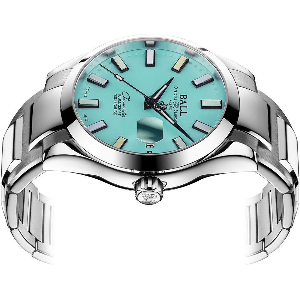 BALL Watch Engineer III Marvelight Chronometer Turquoise Dial 40mm Men's Watch