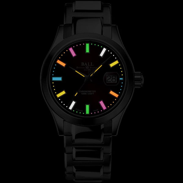 BALL Watch Engineer III Marvelight Rainbow Tubes 40mm Red Dial Men's Watch (XXXX/1000)