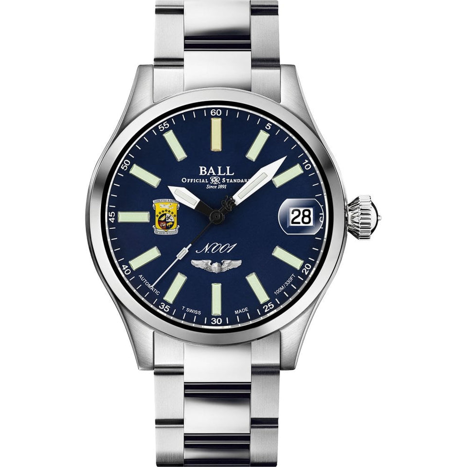 BALL Watch Engineer Master II Doolittle Raiders Men's Classic Tubes 45mm Blue Dial Watch
