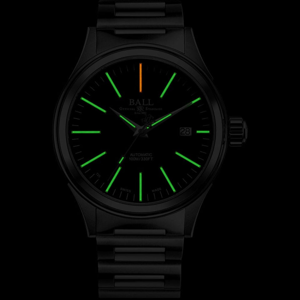 BALL Watch Fireman Enterprise Black Dial 40mm Men's Watch