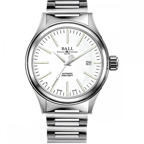 BALL Watch Fireman Enterprise White Dial 40mm Men's Watch