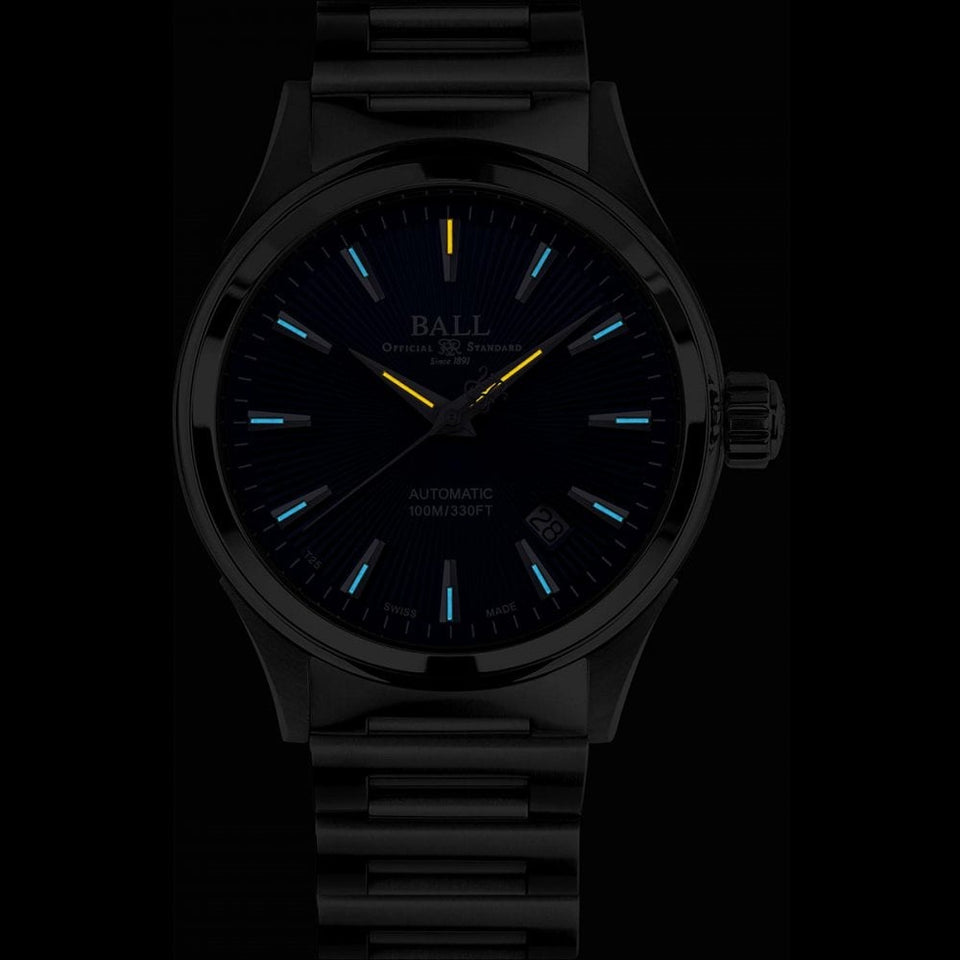BALL Watch Fireman Victory Blue Sunburst 40mm Blue Dial Men's Watch