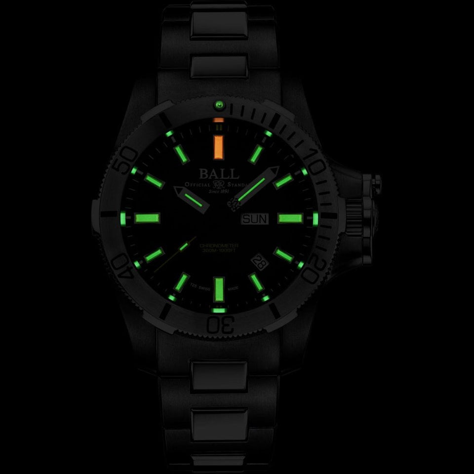 BALL Watch Hydrocarbon Submarine Warfare 42mm Black Dial Men's Automatic Watch