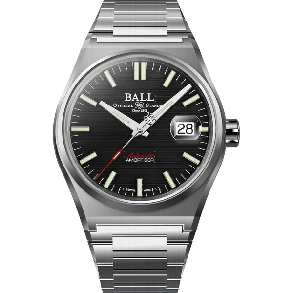 BALL Watch Men's Roadmaster Perseverer 40mm Automatic Black Dial Watch