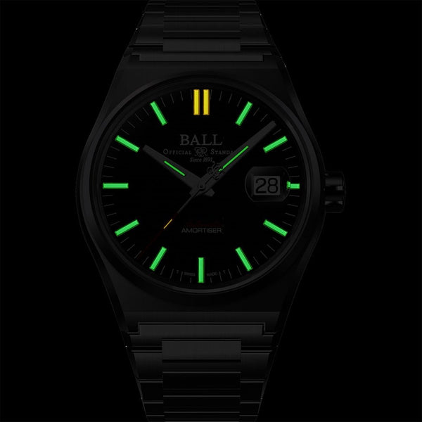 BALL Watch Men's Roadmaster Perseverer 40mm Automatic Black Dial Watch