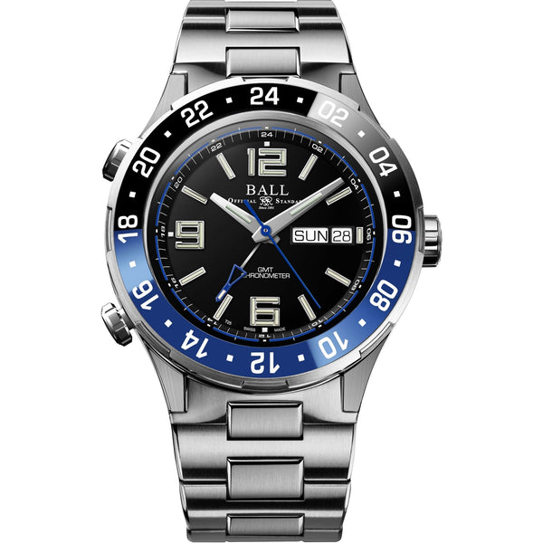 BALL Watch Roadmaster Marine GMT Black Dial Titanium Limited Edition Watch (XXXX/1000)