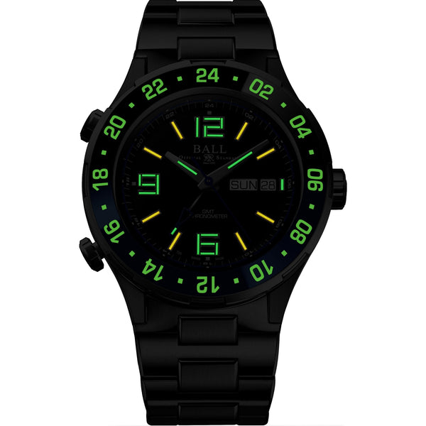 BALL Watch Roadmaster Marine GMT Black Dial Titanium Limited Edition Watch (XXXX/1000)