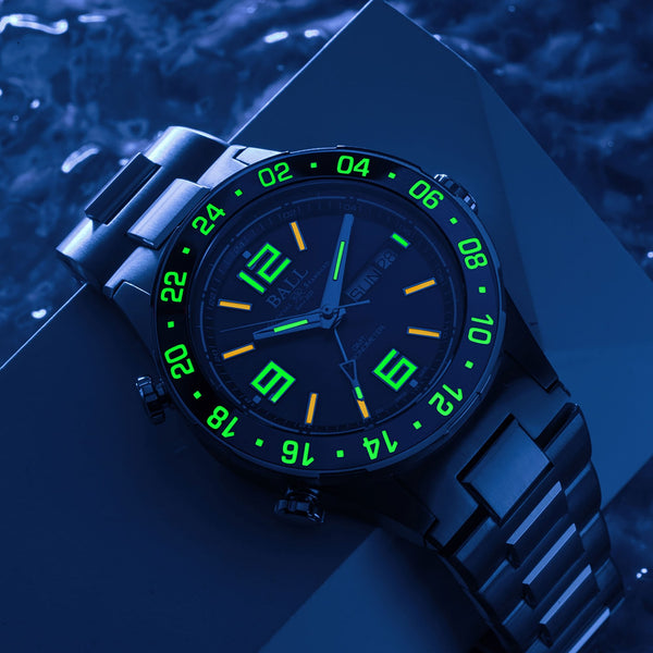 BALL Watch Roadmaster Marine GMT Blue Dial Titanium Limited Edition Watch (XXXX/1000)