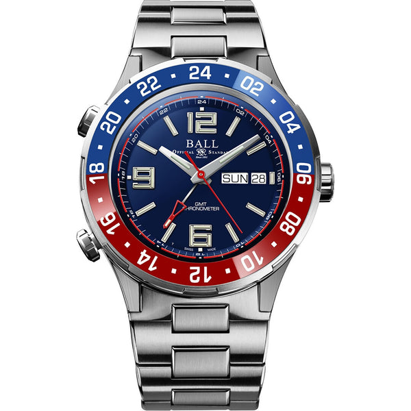 BALL Watch Roadmaster Marine GMT Titanium Blue Dial Limited Edition Watch (XXXX/1000)