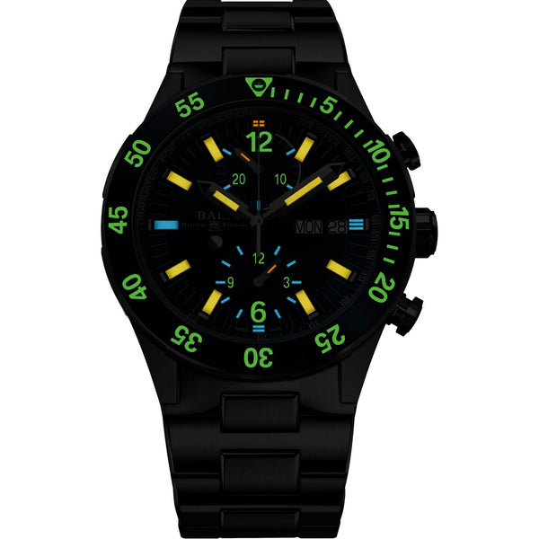 BALL Watch Roadmaster Rescue Chronograph Blue Dial Titanium Limited Edition Watch (XXXX/1000)