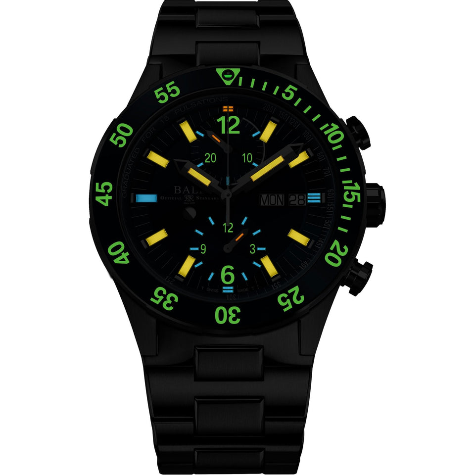 BALL Watch Roadmaster Rescue Chronograph Blue Dial Titanium Limited Edition Watch (XXXX/1000)