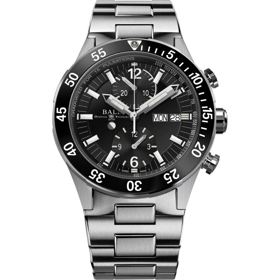 BALL Watch Roadmaster Rescue Chronograph Titanium Black Dial Limited Edition Watch (XXXX/1000)