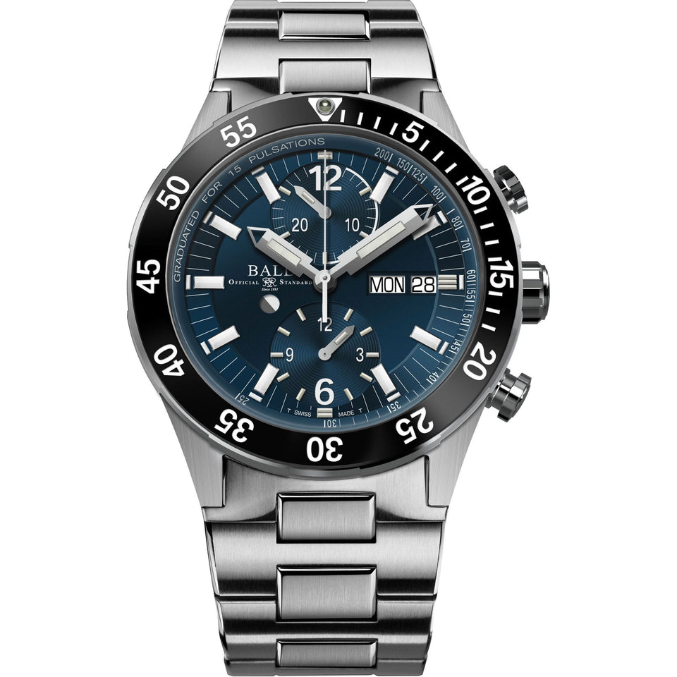 BALL Watch Roadmaster Rescue Chronograph Titanium Blue Dial Limited Edition Watch (XXXX/1000)