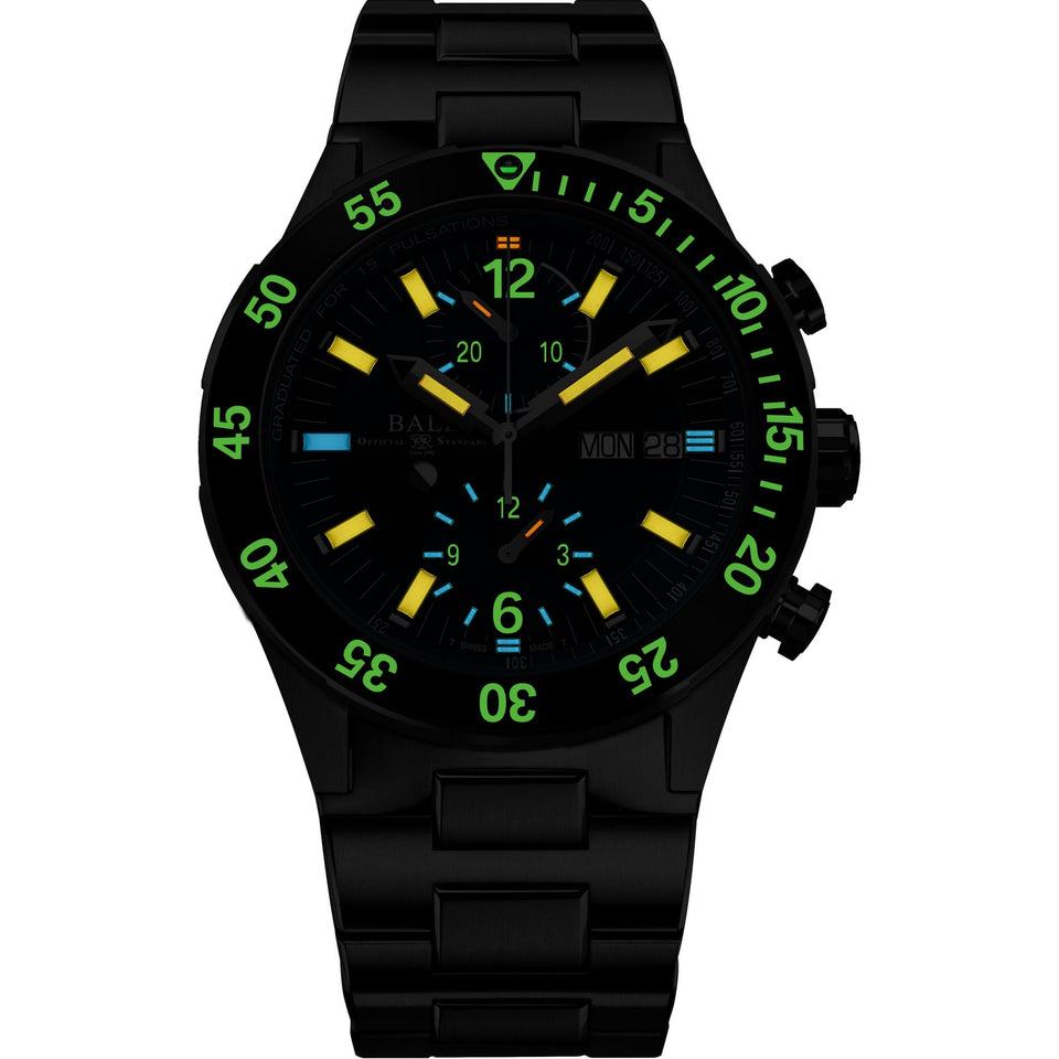 BALL Watch Roadmaster Rescue Chronograph Titanium Blue Dial Limited Edition Watch (XXXX/1000)