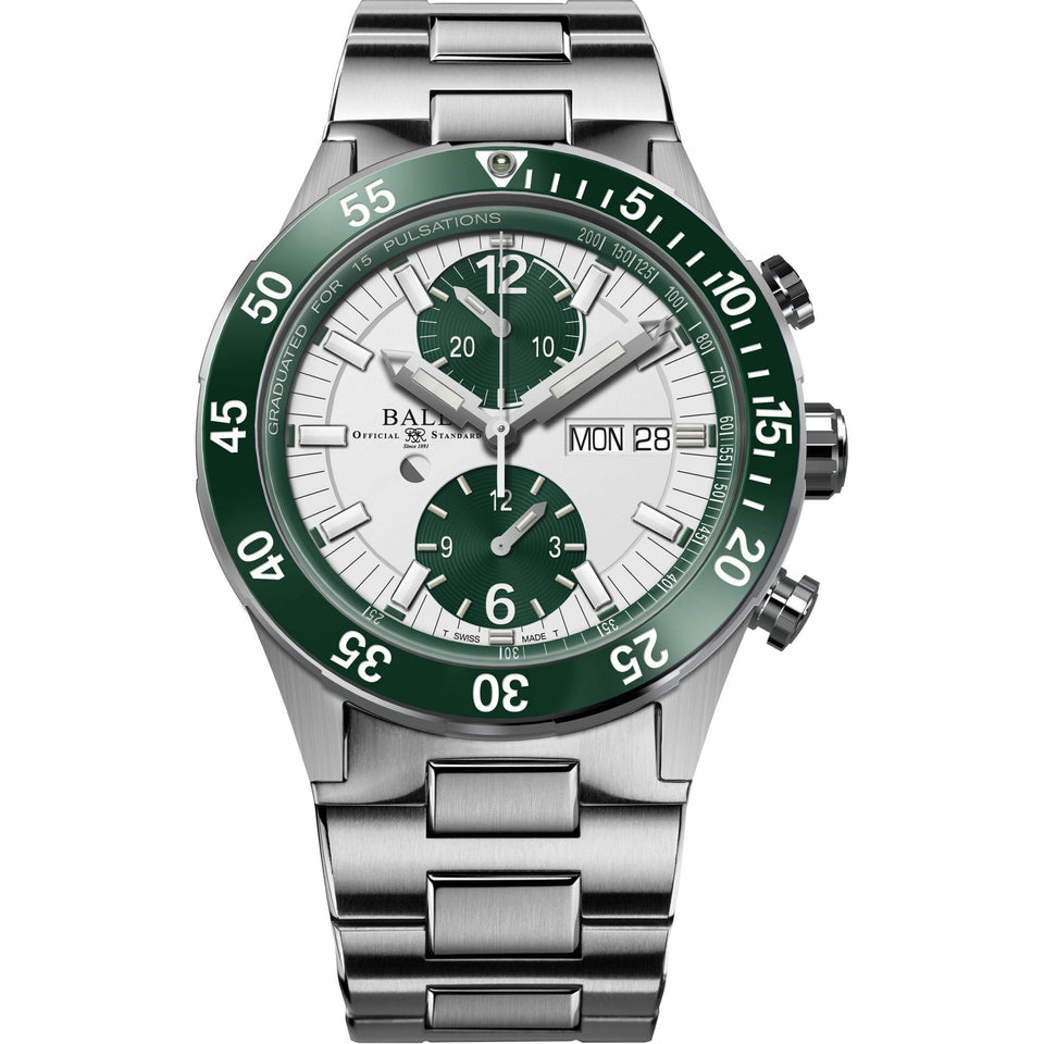 BALL Watch Roadmaster Rescue Chronograph White Dial Titanium Limited Edition Watch (XXXX/1000)