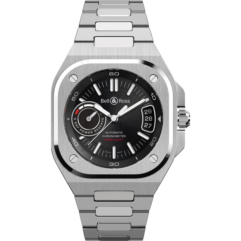 Bell & Ross BR-X5 BLACK STEEL 41mm COSC Auto Men's Watch