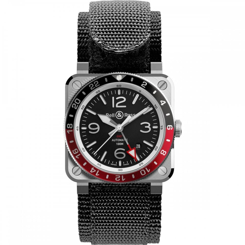 Bell & Ross Men's NEW BR 03-93 GMT Automatic Watch