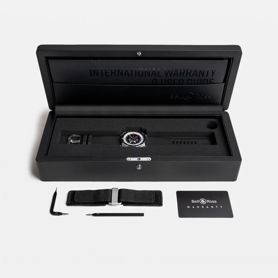 Bell & Ross BR 03 COMPASS GMT Rubber Strap Watch (XXX/500)
