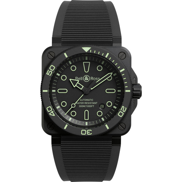 Bell & Ross BR 03 DIVER LUM OUTLINE Ceramic Watch Limited Edition (XXX/500)