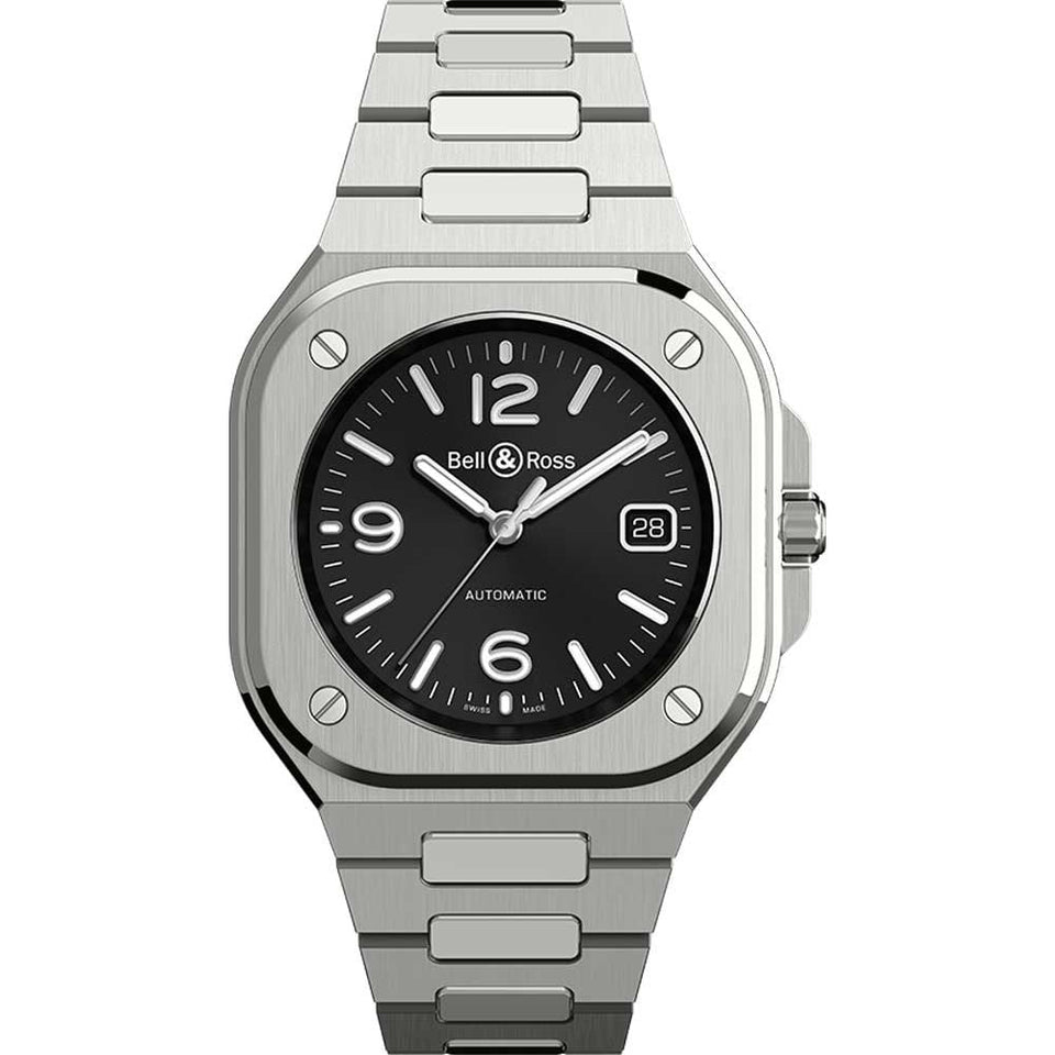 Bell & Ross BR 05 BLACK STEEL Automatic Men's Watch 40mm