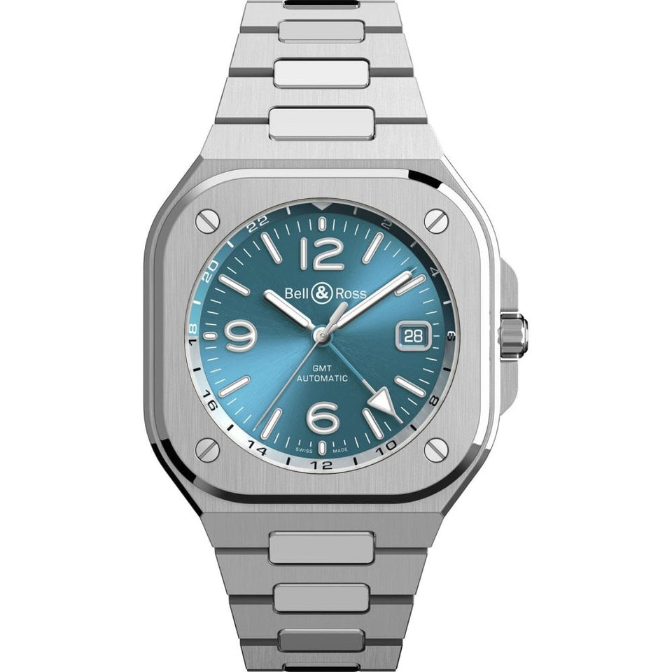 Bell & Ross BR 05 GMT Sky Blue Gent's 41mm Automatic Watch