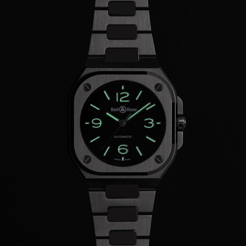 Bell & Ross BR 05 MOTHER OF PEARL STEEL Automatic 36mm Watch