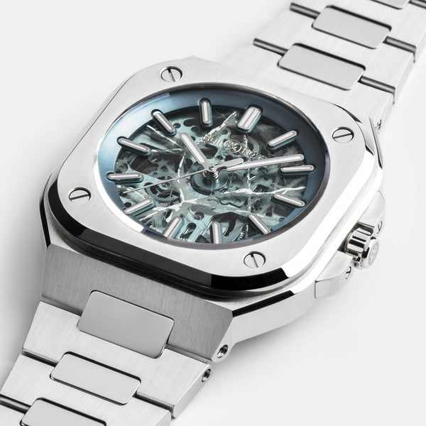 Bell & Ross BR-05 SKELETON ARCTIC BLUE Limited Edition Watch (XXX/250)