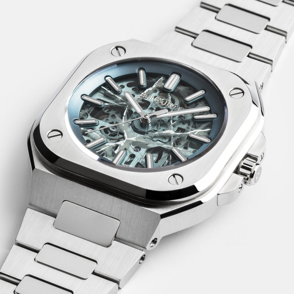 Bell & Ross BR-05 SKELETON ARCTIC BLUE Limited Edition Watch (XXX/250)
