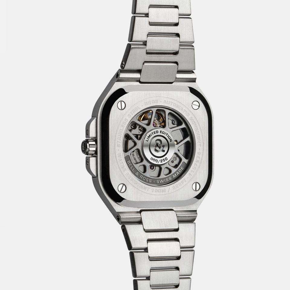 Bell & Ross BR-05 SKELETON ARCTIC BLUE Limited Edition Watch (XXX/250)