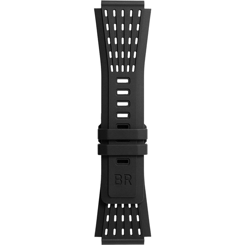 Bell & Ross BR01/BR03 Rubber Black Perforated Strap