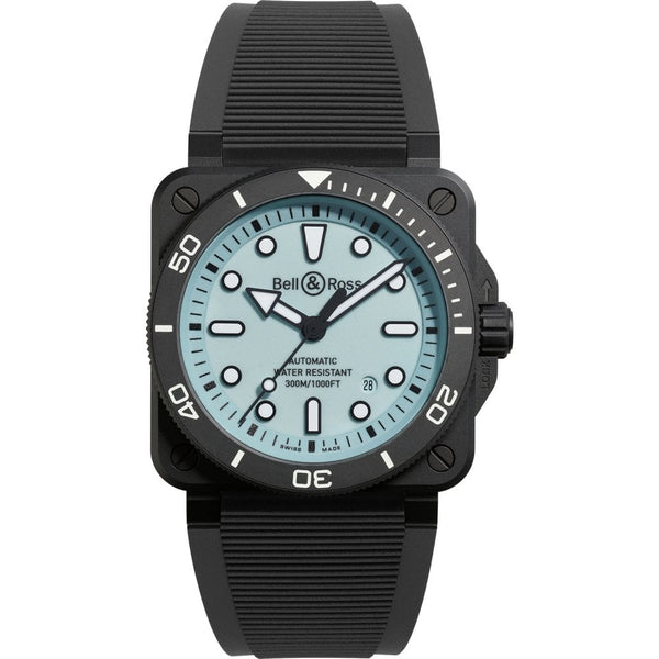 Bell & Ross Men's NEW BR 03 DIVER FULL LUM CERAMIC 42mm Watch