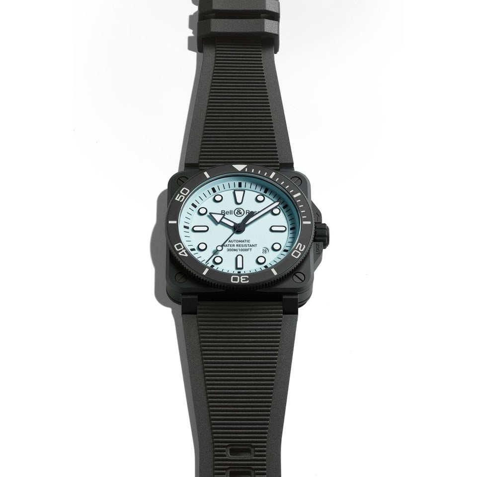 Bell & Ross Men's NEW BR 03 DIVER FULL LUM CERAMIC 42mm Watch