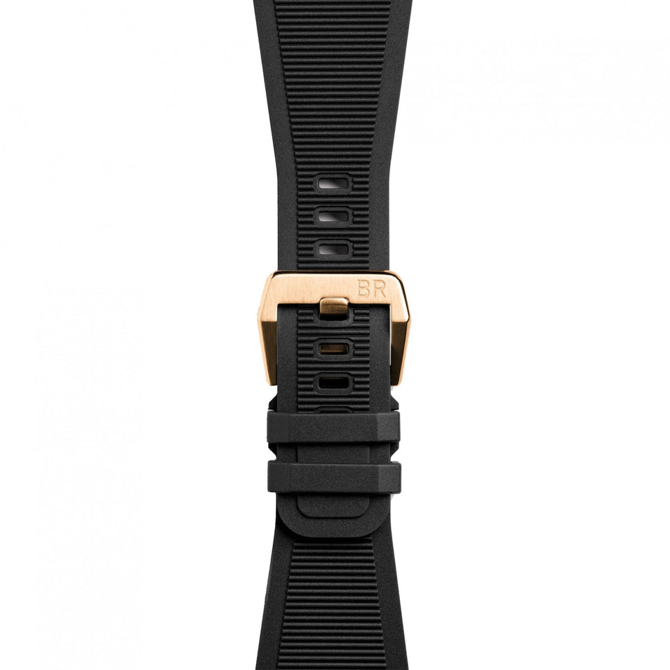 Bell & Ross Men's BR-03 Diver BLACK BRONZE Rubber Strap Watch (XXX/999)